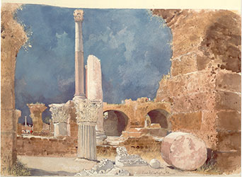 The Baths of Antonius Pius, Carthage, Tunisia