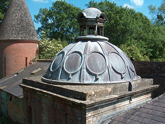The Victorian walled garden, Rushmore Estate, Wiltshire