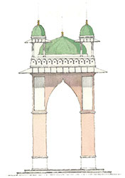 Folly/Communications Tower, Rushmore Estate, Dorset