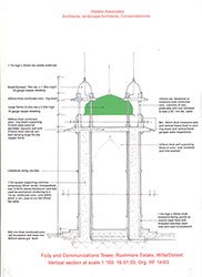 Folly/Communications Tower, Rushmore Estate, Dorset